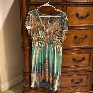 Colorful western dress.